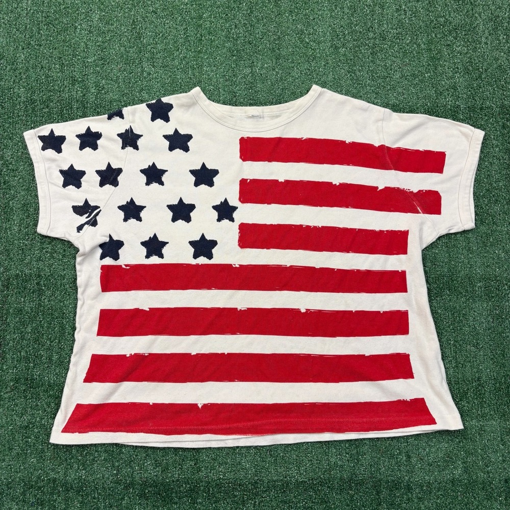 Vintage 90s American Flag AOP T-shirt